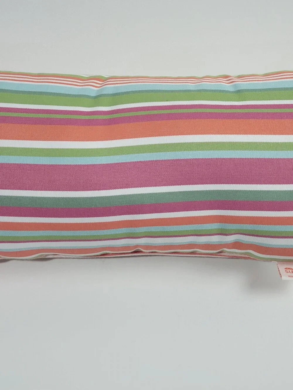 Sunbrella Striped Lumbar Pillow Indoor Outdoor